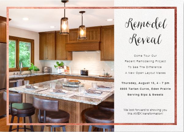 Remodel Reveal Invite August 2019