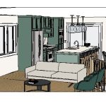 AMEK RS Fall 2023 Eden Prairie Rendering Living Room to Kitchen Dining 3d4