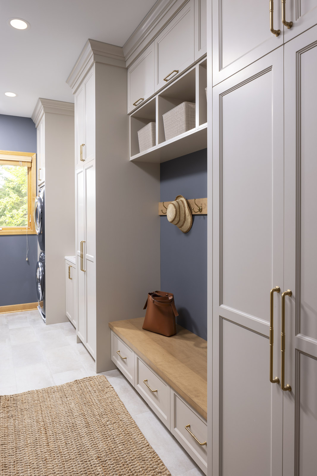 AMEK Inver Grove Heights mudroom and laundry room remodel.