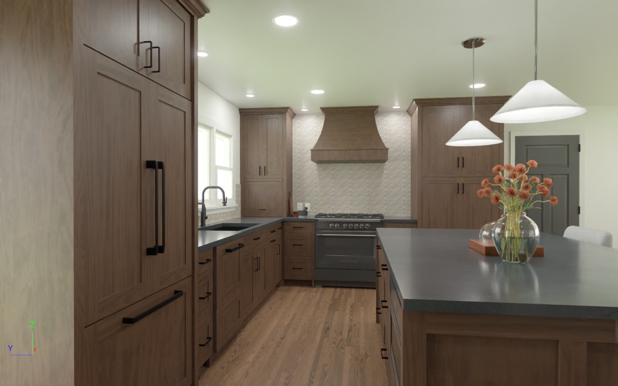 AMEK Bloomington Kitchen Remodel Rendering