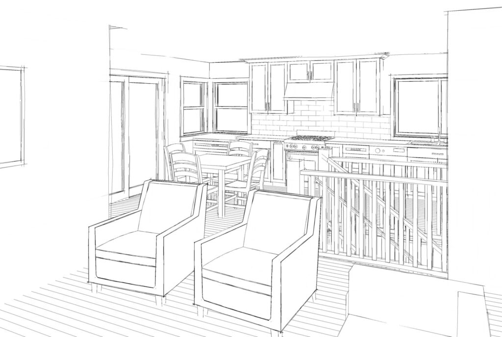 AMEK Line Drawing Residence opt 2 3D View 3 scaled 1 1024x688