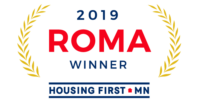 Housing First ROMA 2019 Logo CROPPED
